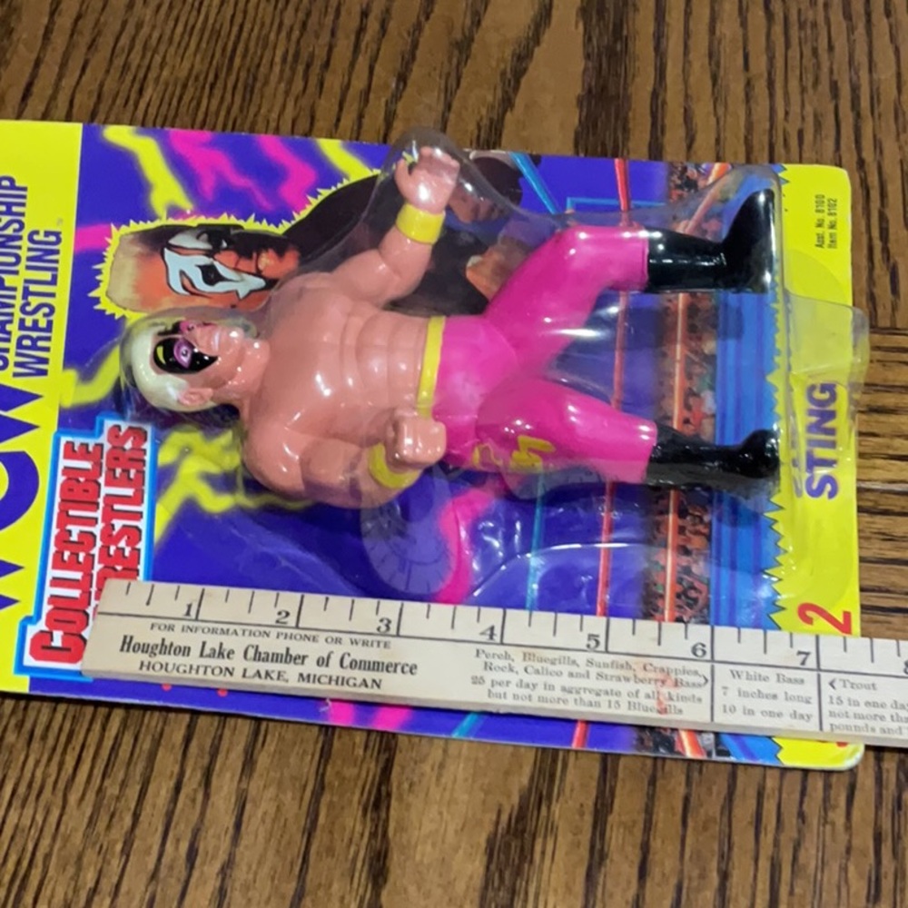 STING WCW Collectible Wrestlers Series 2 - Picture 9 of 9